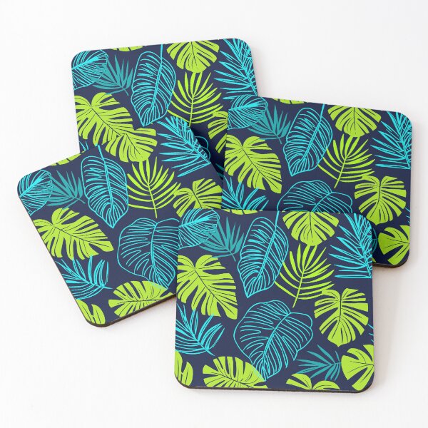 Item preview, Exotic Monstera Deliciosa plants like pattern designed and sold by Iko.