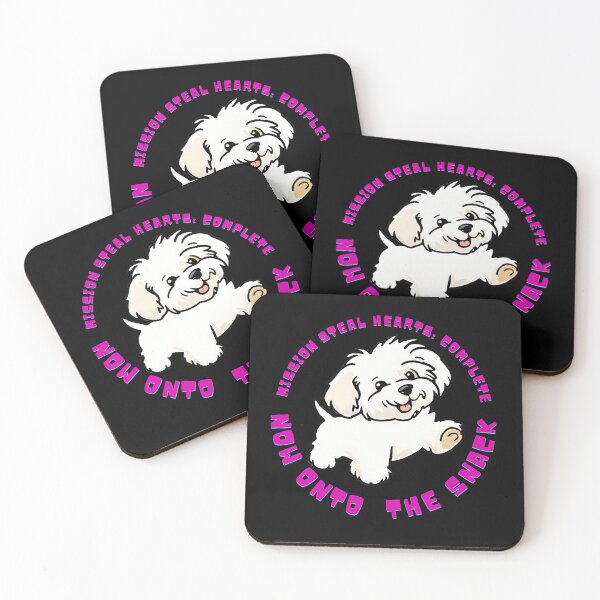Item preview, White Havanese. Mission Complete. Time for Snacks designed and sold by GlowUpLook.