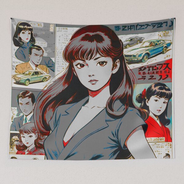 Item preview, Vintage Asian Detective Anime Spy Family Agent designed and sold by AnimeMangaGirls.