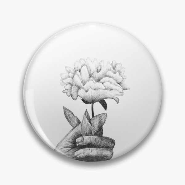 Item preview, Hand with flower designed and sold by justmmyart.