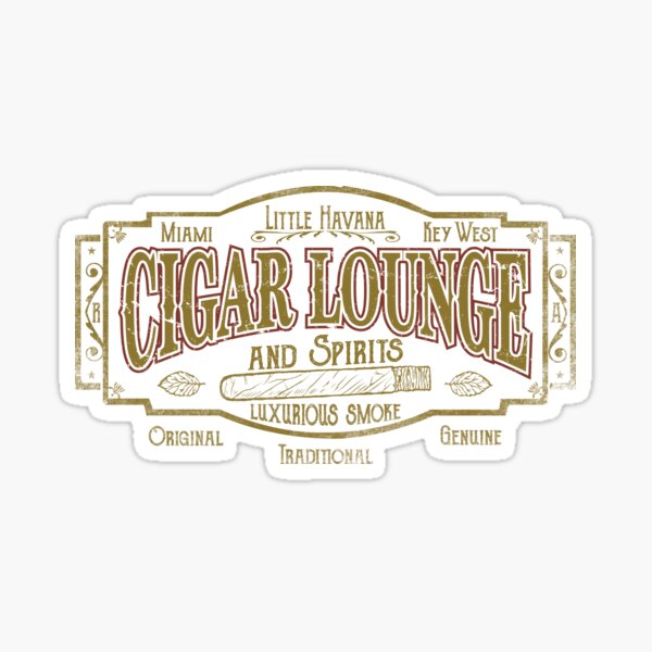Item preview, Cigar Lounge and Spirits vintage t-shirt designed and sold by Agui.