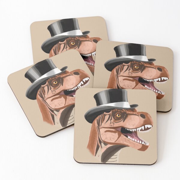 Item preview, Top Hat T-Rex designed and sold by Wrabbitheart.