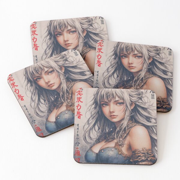 Item preview, Barbarian Warrior Girl Poster - Powerful Anime Design designed and sold by AnimeMangaGirls.