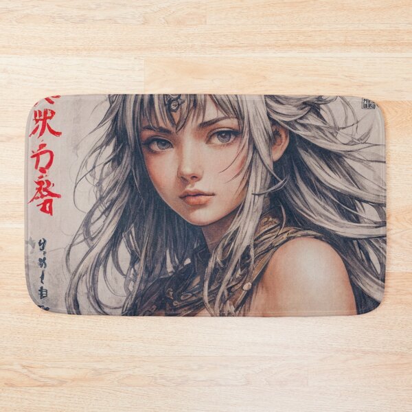 Item preview, Barbarian Warrior Girl Poster - Powerful Anime Design designed and sold by AnimeMangaGirls.