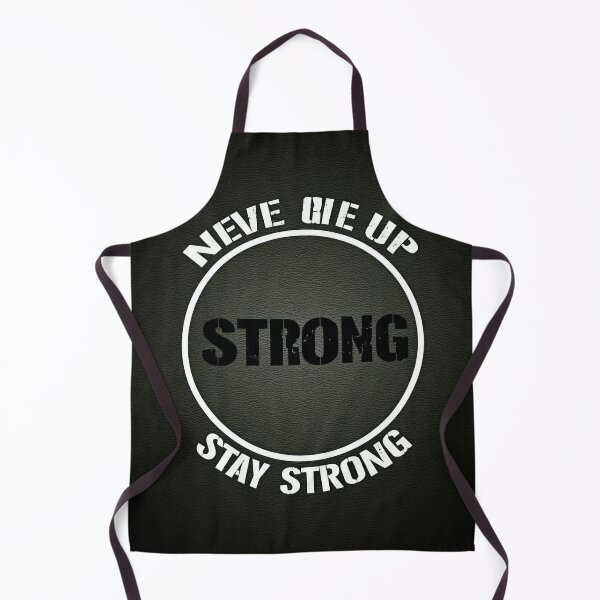 Item preview, "A motivational image with the phrase 'NEVER GIVE UP' surrounding the central message 'STAY STRONG.'" designed and sold by Omar-mo24.