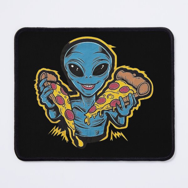 Item preview, Alien Pizza Lover - Quirky Alien Pizza Art designed and sold by love3617.