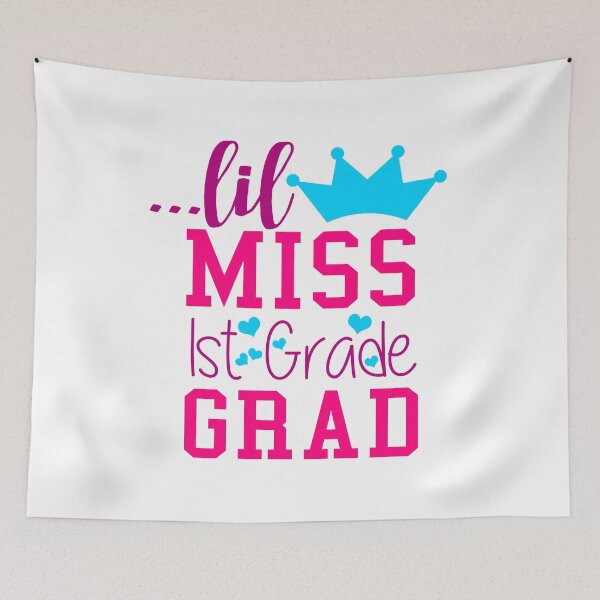 Item preview, Little Miss 1st Grade Elementary School Grad designed and sold by CreativeStrike.