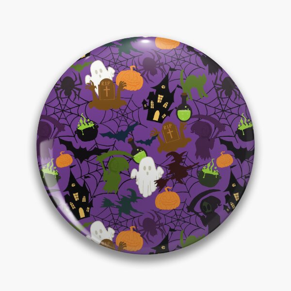 Item preview, Diseño maximalista de Halloween en morado. designed and sold by SenhoraButton.