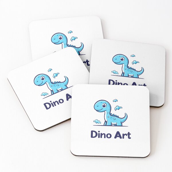 Item preview, Minimalist Blue Dino Art Design designed and sold by BeUniqueCo.
