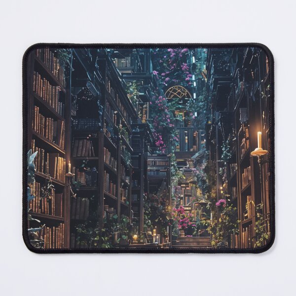 Item preview, Enchanted Archives: A Celestial Library of Dreams designed and sold by oanaunciuleanu.