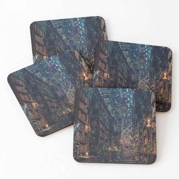 Item preview, Enchanted Archives: A Celestial Library of Dreams designed and sold by oanaunciuleanu.