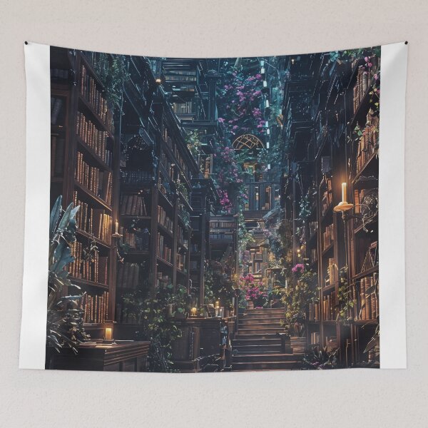 Item preview, Enchanted Archives: A Celestial Library of Dreams designed and sold by oanaunciuleanu.