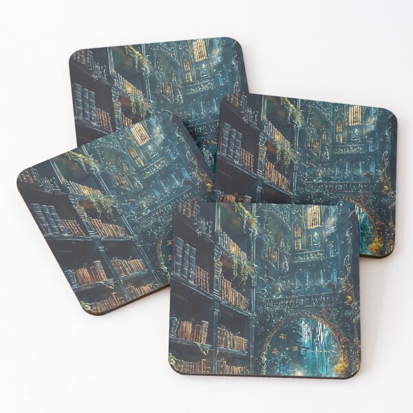 Item preview, Enchanted Archives: A Celestial Library of Dreams designed and sold by oanaunciuleanu.