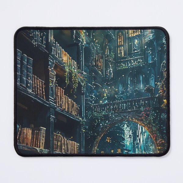 Item preview, Enchanted Archives: A Celestial Library of Dreams designed and sold by oanaunciuleanu.