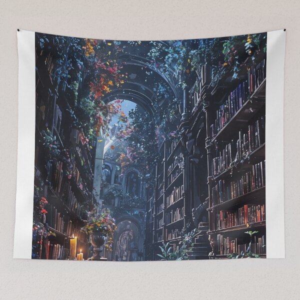 Item preview, Enchanted Archives: A Celestial Library of Dreams designed and sold by oanaunciuleanu.