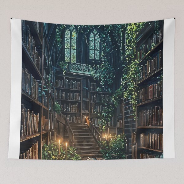Item preview, Enchanted Archives: A Celestial Library of Dreams designed and sold by oanaunciuleanu.