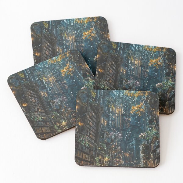 Item preview, Enchanted Archives: A Celestial Library of Dreams designed and sold by oanaunciuleanu.