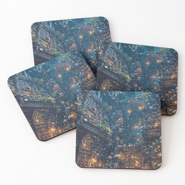 Item preview, Enchanted Archives: A Celestial Library of Dreams designed and sold by oanaunciuleanu.
