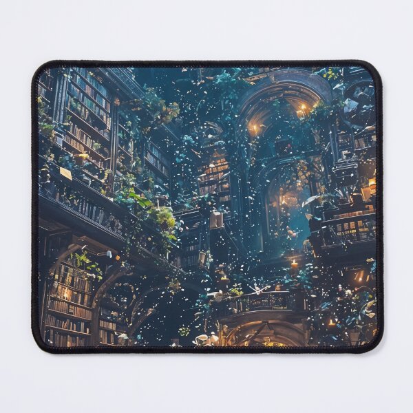 Item preview, Enchanted Archives: A Celestial Library of Dreams designed and sold by oanaunciuleanu.