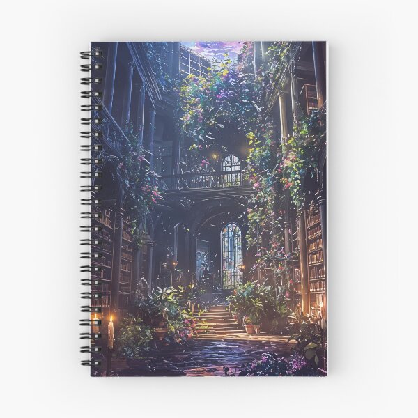 Item preview, Enchanted Archives: A Celestial Library of Dreams designed and sold by oanaunciuleanu.