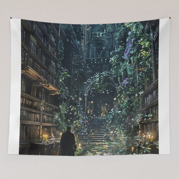 Item preview, Enchanted Archives: A Celestial Library of Dreams designed and sold by oanaunciuleanu.