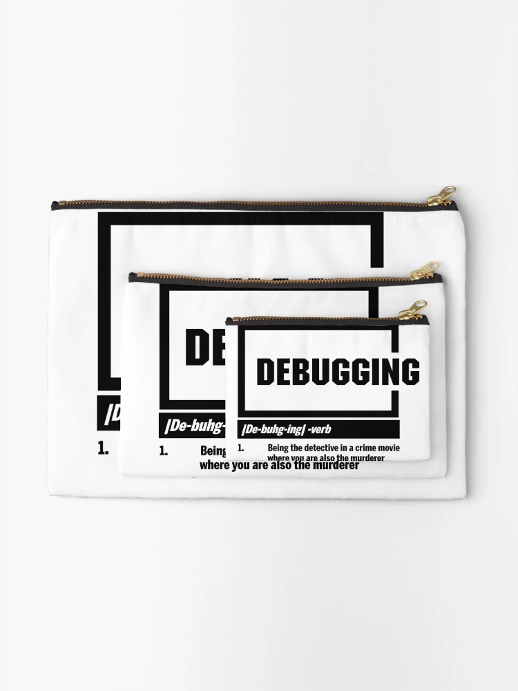 Thumbnail 2 of 4, Zipper Pouch, Debugging designed and sold by OddityDesign.