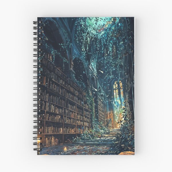 Item preview, Enchanted Archives: A Celestial Library of Dreams designed and sold by oanaunciuleanu.