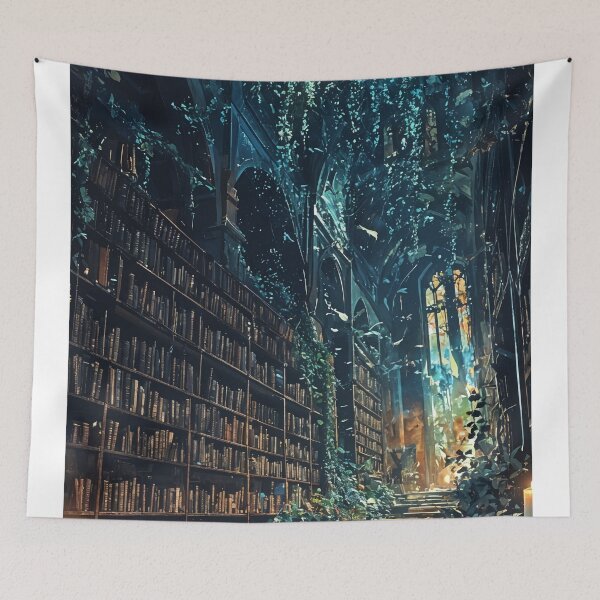 Item preview, Enchanted Archives: A Celestial Library of Dreams designed and sold by oanaunciuleanu.