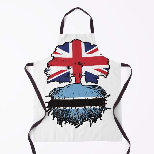 Item preview, Botswana Botswanian British UK Tree Roots Flag designed and sold by FlagX.
