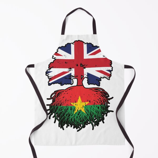 Item preview, Burkina Faso Burkinabe British UK Tree Roots Flag designed and sold by FlagX.