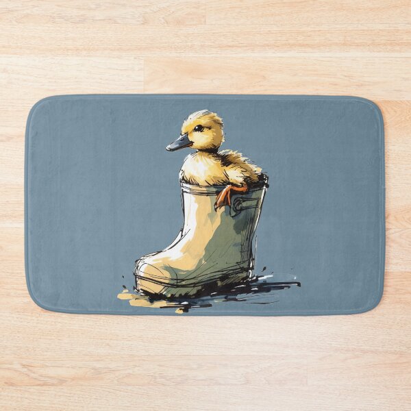 Item preview, Adorable Duckling Sitting in Rubber Boot - Cute Design designed and sold by Slick-Waffles.
