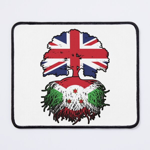 Item preview, Burundi Burundian British UK Tree Roots Flag designed and sold by FlagX.