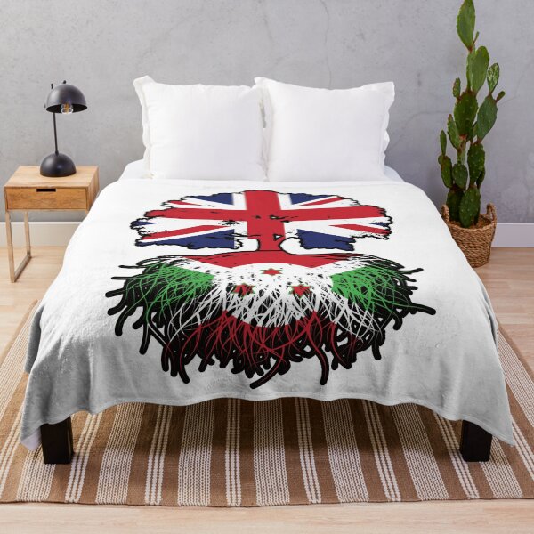 Item preview, Burundi Burundian British UK Tree Roots Flag designed and sold by FlagX.