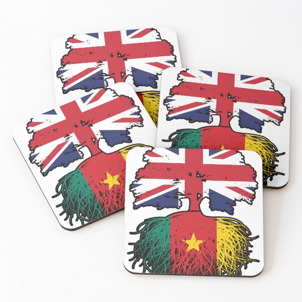 Item preview, Cameroon Cameroonian British UK Tree Roots Flag designed and sold by FlagX.