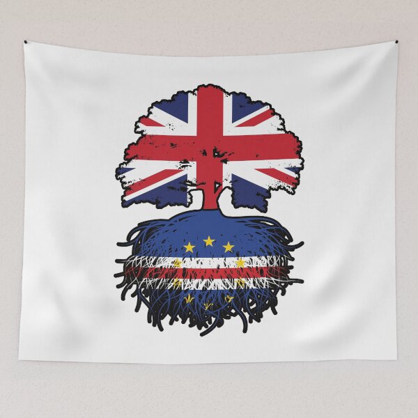 Item preview, Cabo Verde Cabo Verdean British UK Tree Roots Flag designed and sold by FlagX.