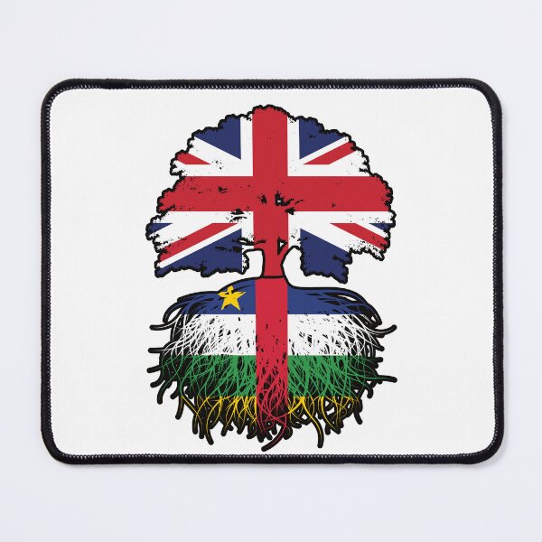 Item preview, Central African Republic Central African British UK Tree Roots Flag designed and sold by FlagX.