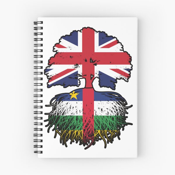 Item preview, Central African Republic Central African British UK Tree Roots Flag designed and sold by FlagX.
