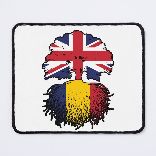 Item preview, Chad Chadian British UK Tree Roots Flag designed and sold by FlagX.