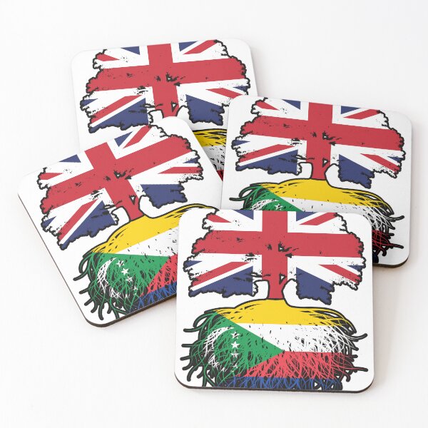 Item preview, Comoros Comorian British UK Tree Roots Flag designed and sold by FlagX.