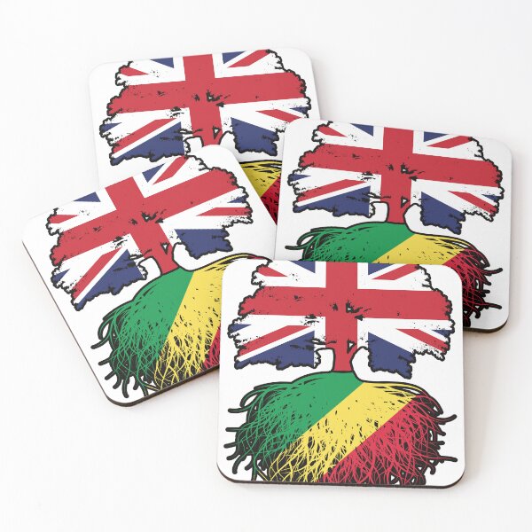 Item preview, Congo Congolese British UK Tree Roots Flag designed and sold by FlagX.