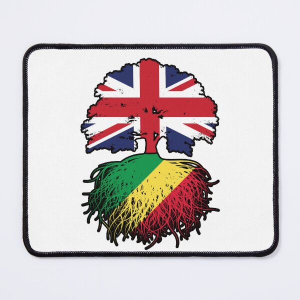 Item preview, Congo Congolese British UK Tree Roots Flag designed and sold by FlagX.