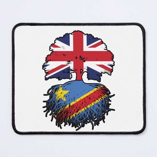 Item preview, Congo Congolese British UK Tree Roots Flag designed and sold by FlagX.