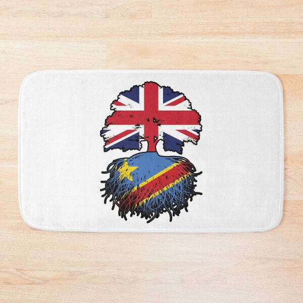 Item preview, Congo Congolese British UK Tree Roots Flag designed and sold by FlagX.