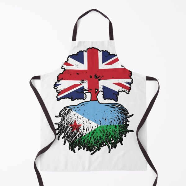 Item preview, Djibouti Djiboutian British UK Tree Roots Flag designed and sold by FlagX.