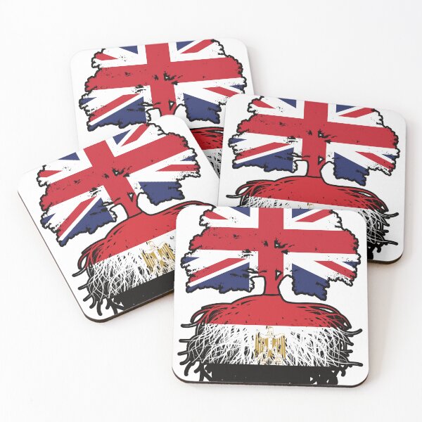 Item preview, Egypt Egyptian British UK Tree Roots Flag designed and sold by FlagX.
