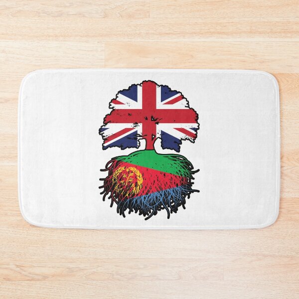 Item preview, Eritrea Eritrean British UK Tree Roots Flag designed and sold by FlagX.