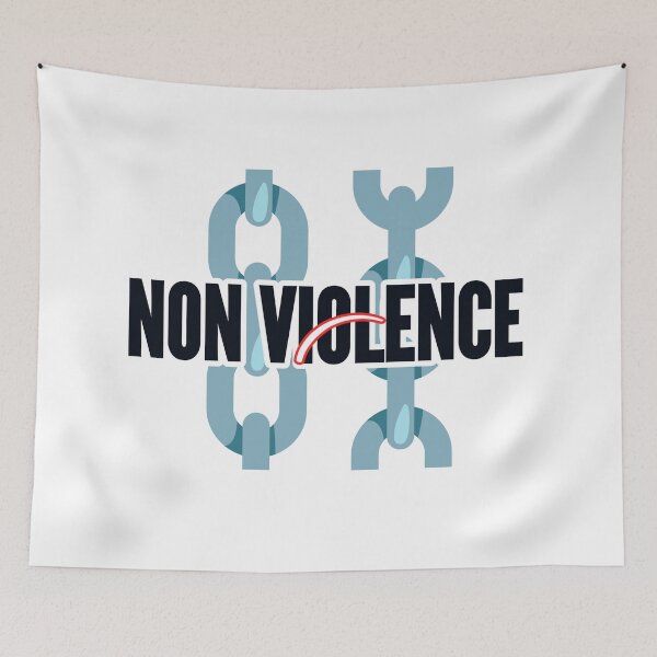 Item preview, Non Violence.  designed and sold by AWADHESH  CHAURASIA.