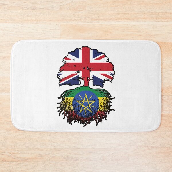 Item preview, Ethiopia Ethiopian British UK Tree Roots Flag designed and sold by FlagX.