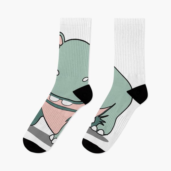 Item preview, moo deng faceless baby hippopotamus animal minimal flat illustration designed and sold by AtonuHaque.