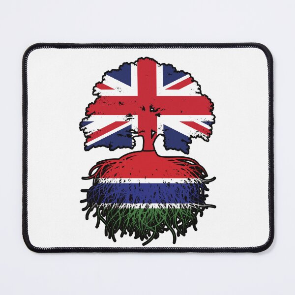 Item preview, Gambia Gambian British UK Tree Roots Flag designed and sold by FlagX.